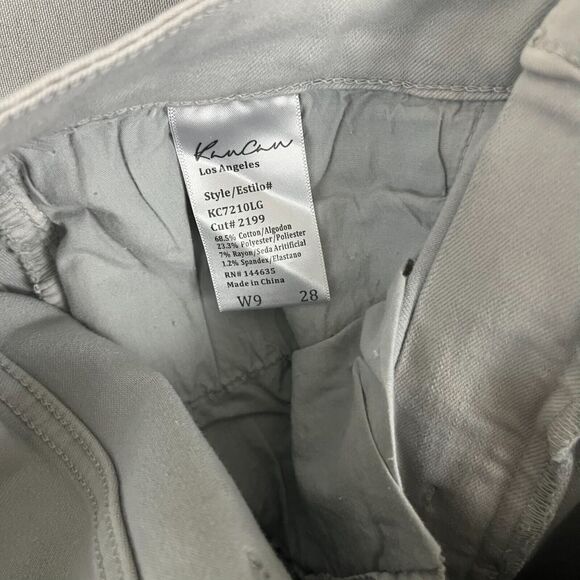 KanCan Jeans Womens 28 Light Gray Denim Cotton Leg Skinny Leg Pockets Distressed - Picture 5 of 6